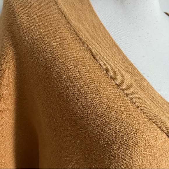 Moussy • Marigold Yellow V Neck Sweater - Picture 3 of 5